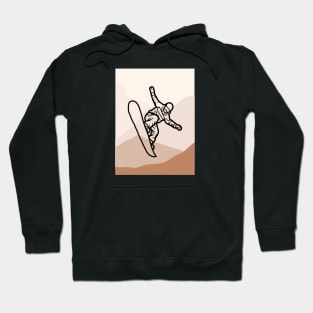 Big Air Snowboarding Hoodie